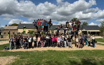🎉Journée de cohésion des 6èmes aux Jardins de Brocéliande🌈